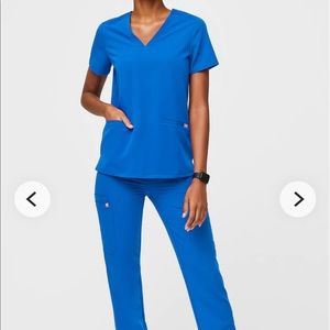 Figs | Royal Blue Scrub Set